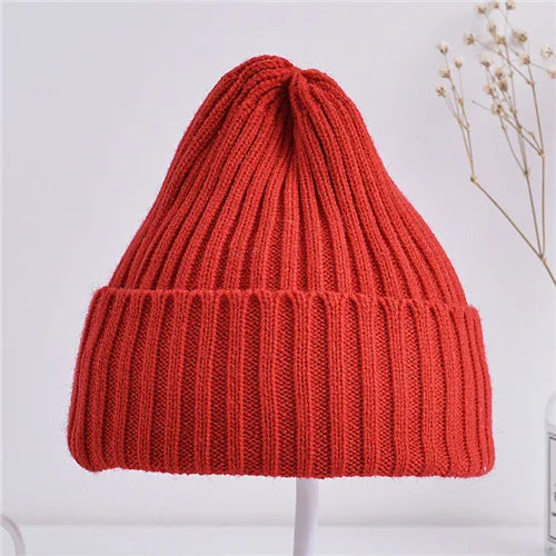 Autumn Winter Baby Hats for Newborn Boys Crochet Bonnet Toddler Girl