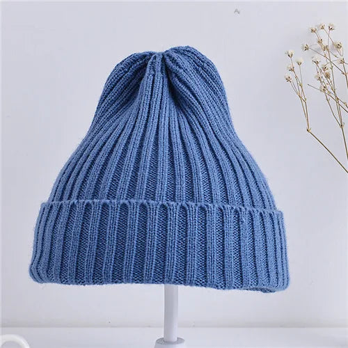 Autumn Winter Baby Hats for Newborn Boys Crochet Bonnet Toddler Girl