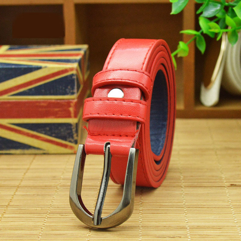 High Quality Children Black Leather Belts For Boys Girls Kids Casual