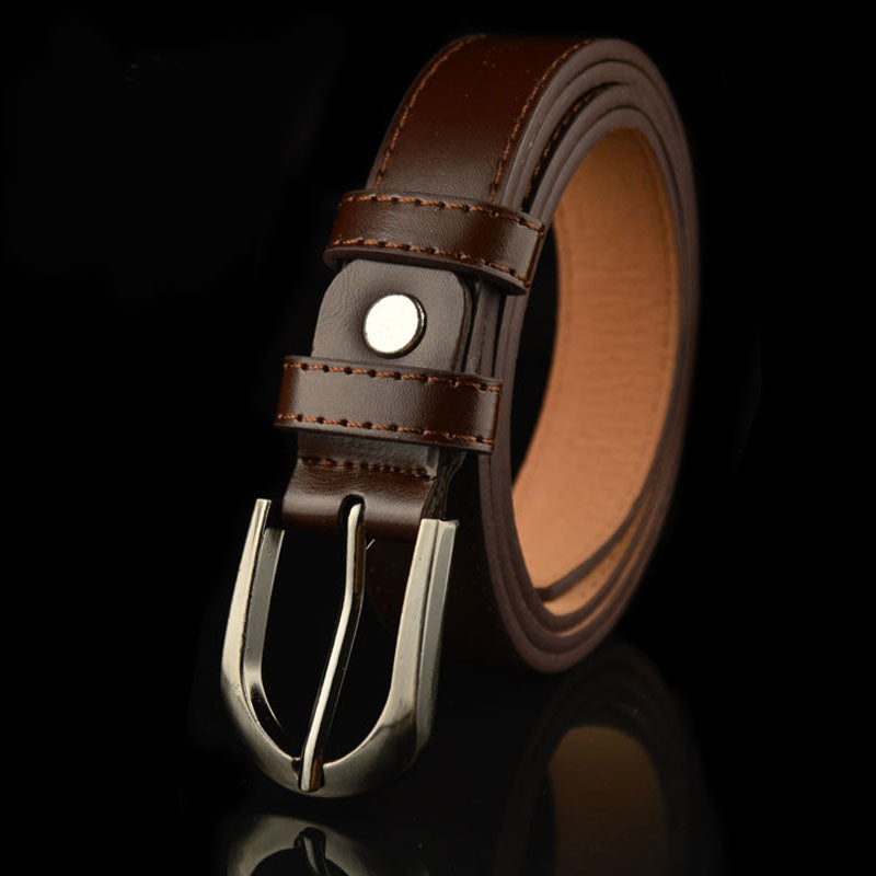 High Quality Children Black Leather Belts For Boys Girls Kids Casual