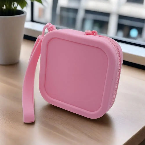 Vintage Silicone Organizer Wallet Coin Purse Waterproof Zipper