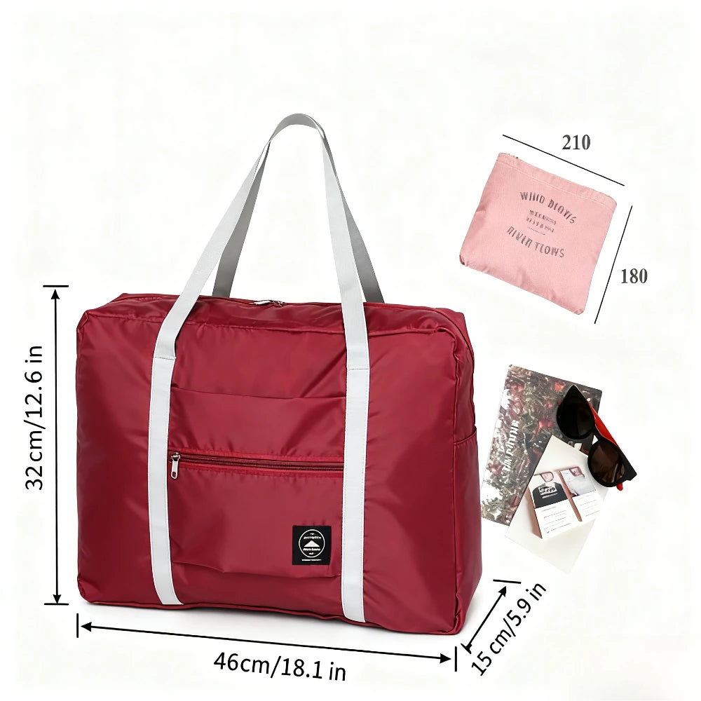Foldable Travel Duffel Bag for Airlines Carry on Bag for Women and