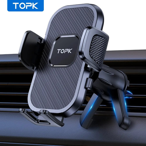 TOPK Car Phone Holder Gravity Stand for iPhone Xiaomi Samsung Car