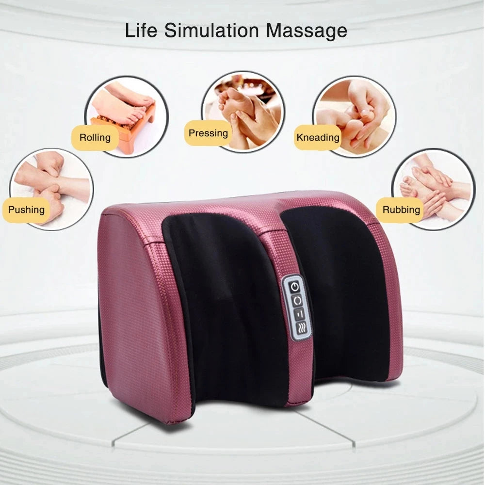 Electric Foot Massager Shiatsu Kneading Deep Tissue Relax Heated
