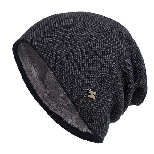 Warm Winter Knit Beanie Fleece Lined Warm Hat for Men Women Unisex