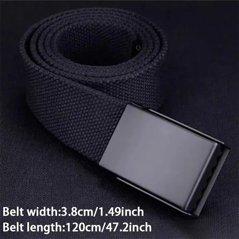 Men's Belt Fashion New Unisex Trousers Belt Women's Belt Canvas Belt