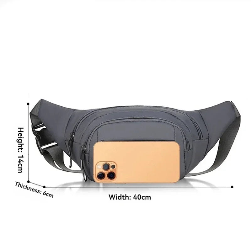 Men Canvas Fanny Waist Packs Unisex Fit Waist pack Mobile