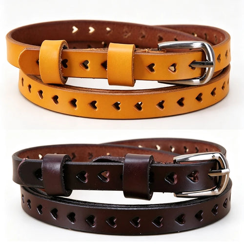 Belts for Women Genuine Leather Skiny Designer Belts Fashion Casual