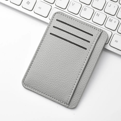 1Pc New Ultra-thin Soft Wallet PU Leather Mini Credit Card Wallet