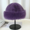 Thicken Plush Warm Fur Hat Women Warm Mongolian Hat Windproof Ear