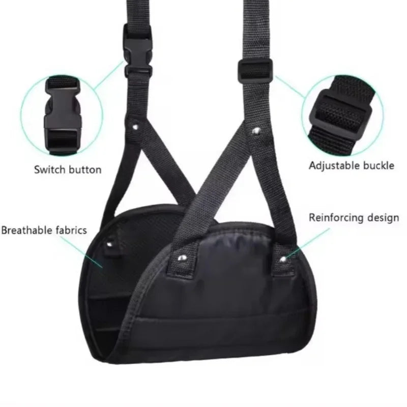Portable Adjustable Leg Hammock with Comfortable Foot Rest for