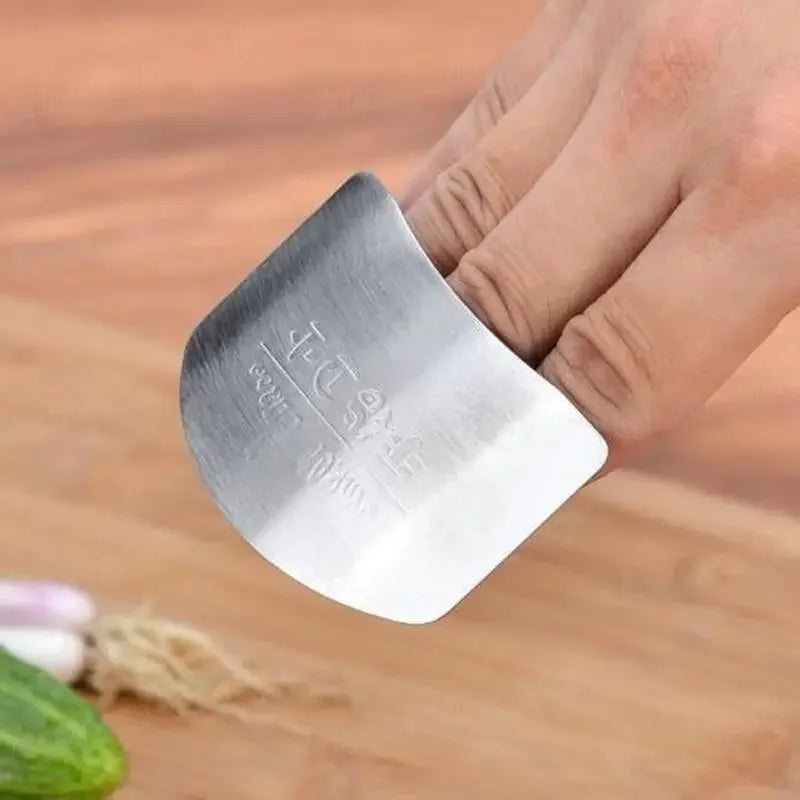 Stainless Steel Finger Guard for Food Preparation