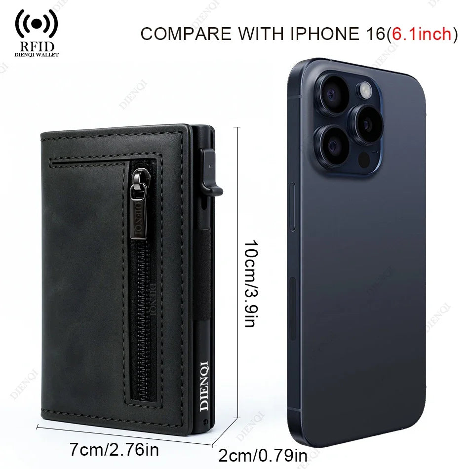 Multi-card Slot Men Wallet Business Card Holder Fashion Folding