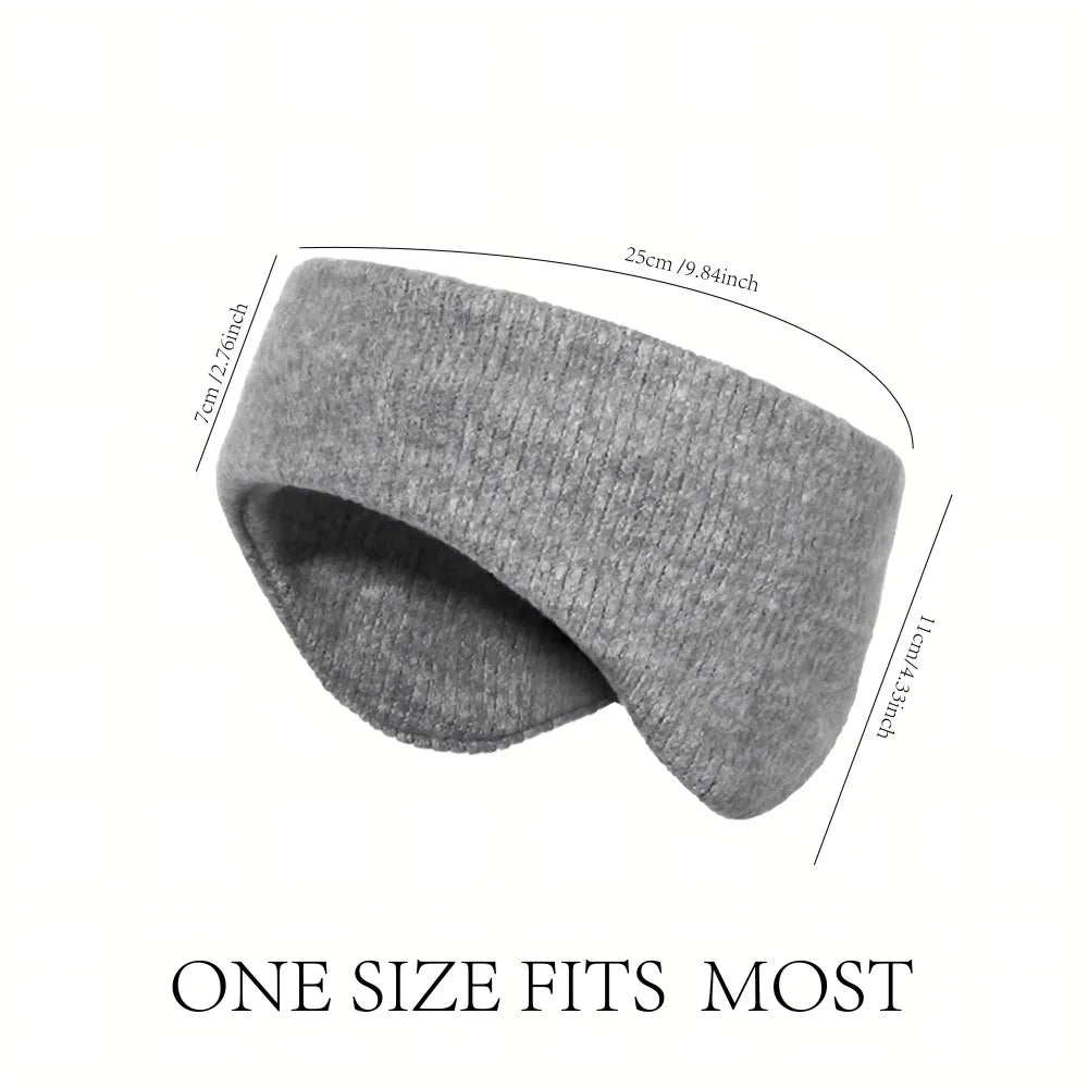 Winter Thermal Double-Deck Knitted Headband Ear Warmer