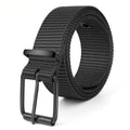 Men's Fashion Porous Pin Buckle Canvas Belt Versatile Student Youth