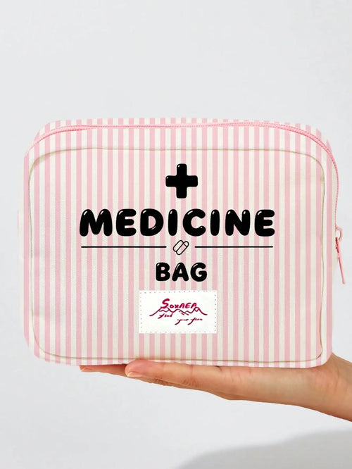 1PC Large Capacity Medicine Bag Travel Portable Medical Bag Home