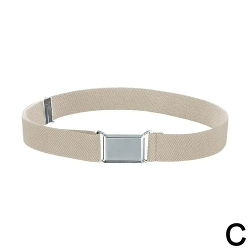 Adjustable Belt With For Kids Children Stretch Elastic Canvas