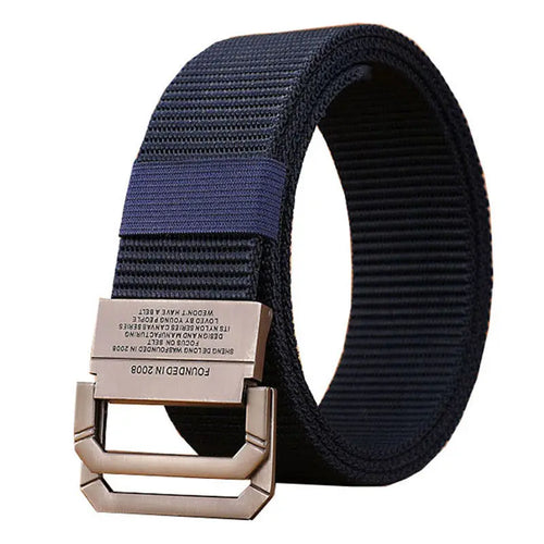 Men Belt Nylon Webbing Fabric Tactical Army Canvas Casual Fashion