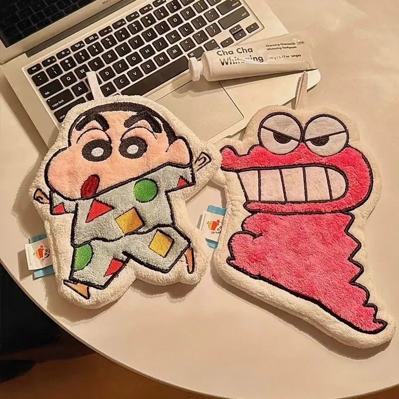 New Crayon Shin-chan Anime Cartoon Hand Towel Cute Hanging Style Super