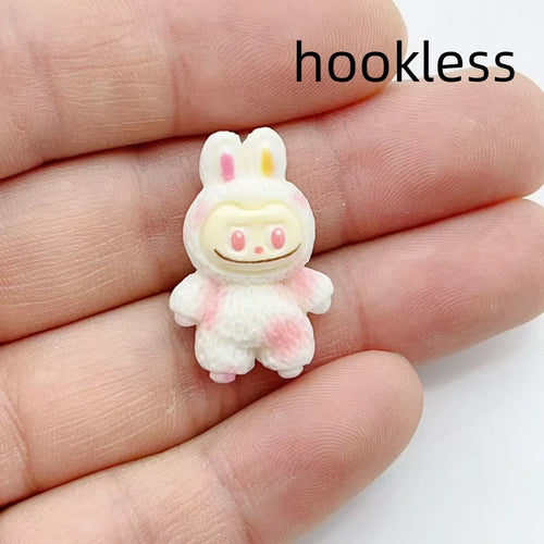 10pcs Cartoon Resin Animal Charm Pendant Earrings Keychain Bracelet