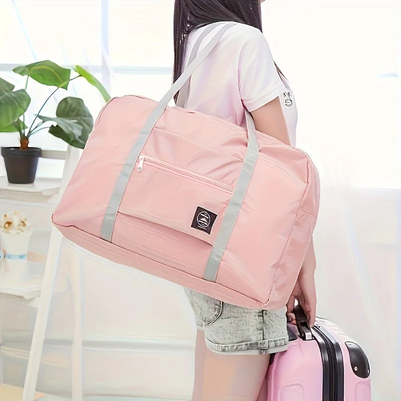 Foldable Travel Duffel Bag for Airlines Carry on Bag for Women and