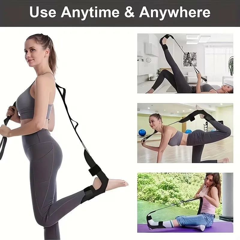Yoga Leg and Foot Stretching Band - Durable Oxford Fabric, Ideal for