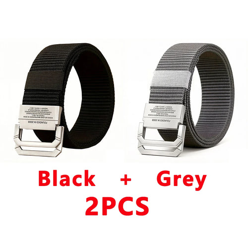 Men Belt Nylon Webbing Fabric Tactical Army Canvas Casual Fashion