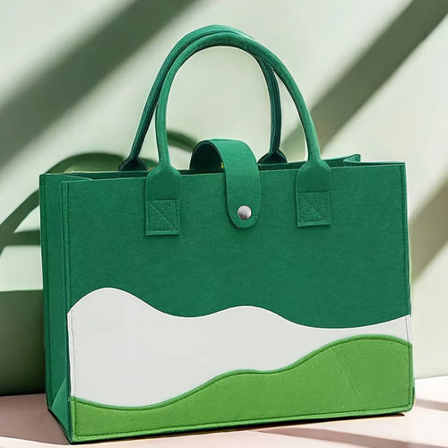 1PC Fashion Striped Canvas Women's Tote Bag-Multifunctional Commuter