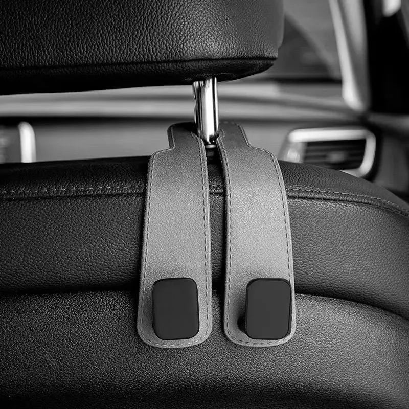Car Headrest Hooks Hanger for Bags Seat Back Organizer Holder Clips