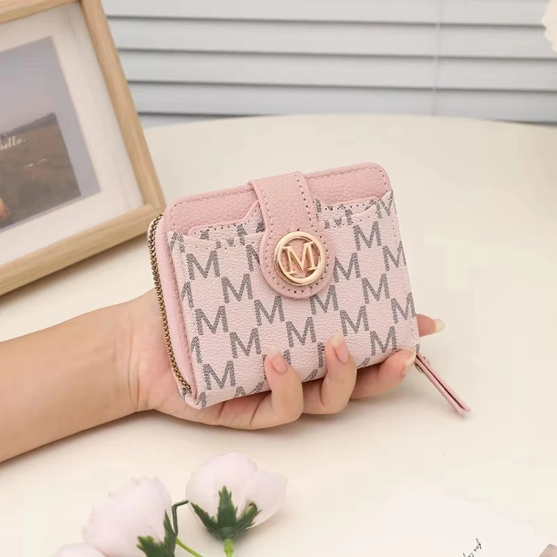 Women's Wallet for Multiple Card Slots, Cash Pocket, Retro Style Mini