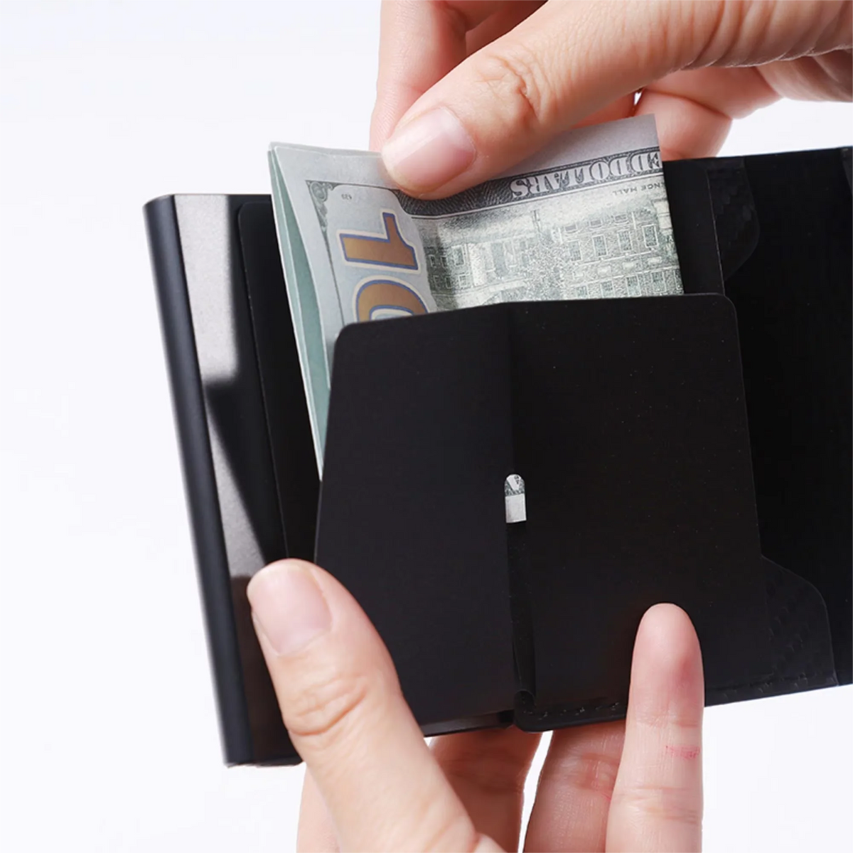 Anti-theft RFID credit card holder minimalist wallet pocket slim card
