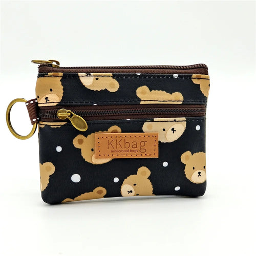 Cute Animals Wallet Zipper Purse Cartoon Small Coin Purse Lightweight