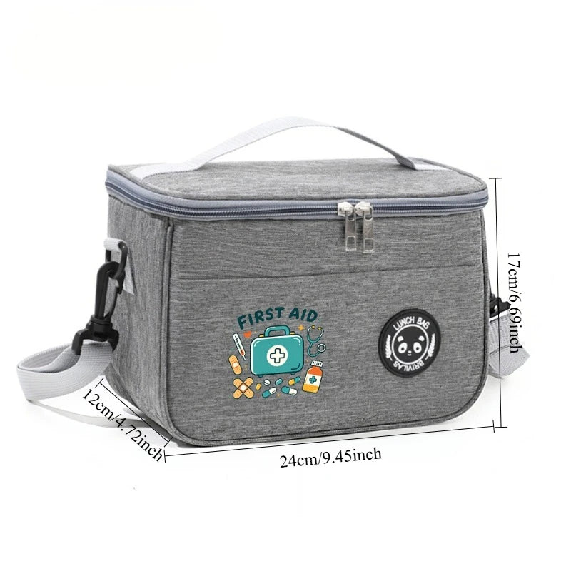 Large-Capacity First Aid Kit—Suitable for Multiple Scenarios: Home,