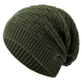 Unisex Slouchy Winter Hat Long Size Knitted Hat Casual Beanies For Men