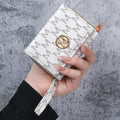 Women's Short Wallet European American PU Leather High-End