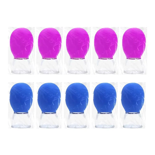 NEW Silicone Vacuum Cupping Jar Cellulite Massage For Face Acupuncture