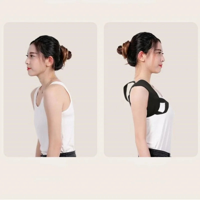 -Back Posture Corrector Clavicle Spine Back Brace Belt Adjustable
