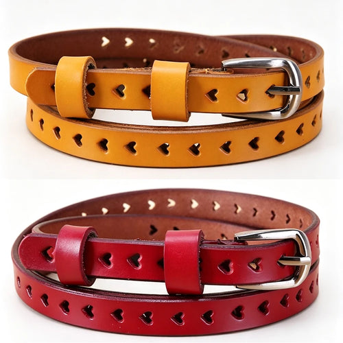 Belts for Women Genuine Leather Skiny Designer Belts Fashion Casual