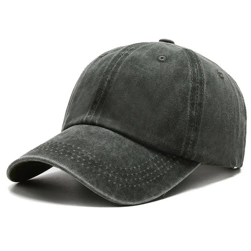 Women Men Cotton  Fashion Snapback Solid Baseball Cap Autum Winter Hat