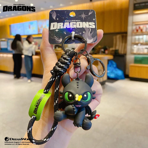 Authentic Dragon Taming Master Flying Toothless Boy Keychain New Bag