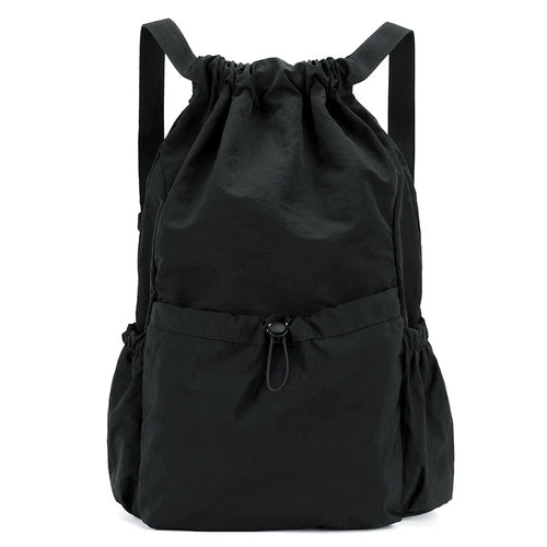 Lightweight Waterproof Drawstring Backpack — Large Capacity Gym & School Bag