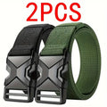 2PC Men Belt Army Outdoor Hunting Tactical Outdoor Mountaineering