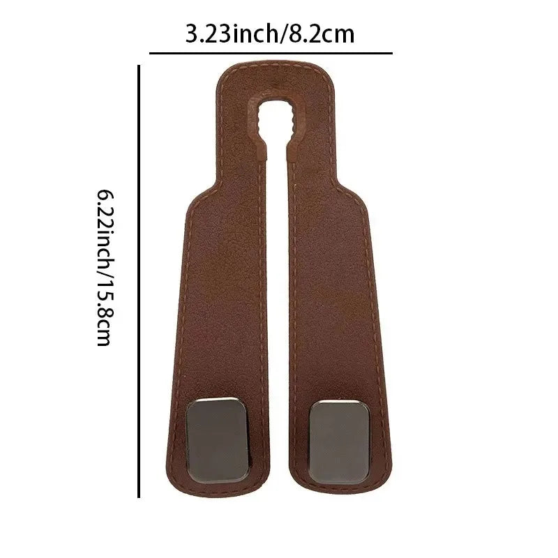Car Headrest Hooks Hanger for Bags Seat Back Organizer Holder Clips