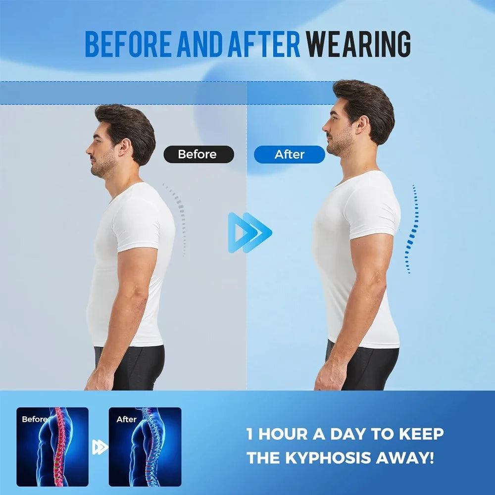 Adjustable Full Back Support Brace for Women & Men