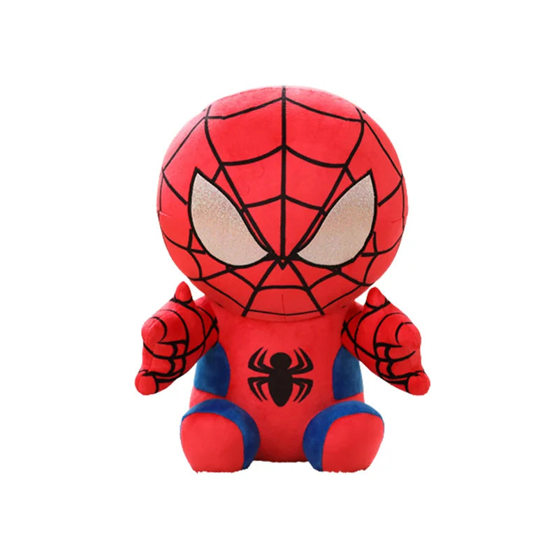 Hot Sels Anime Spider Man Plush Doll Kawaii Cute Cartoon Red Black