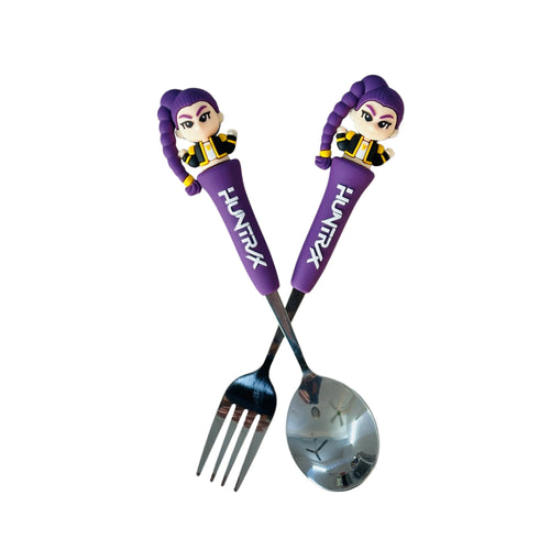 Anime Hunters Girls Lumi Mila Zoi Spoon Fork 304 Stainless Steel