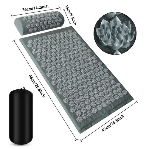 Acupressure Yoga Mat Kuznetsov's Applicator Cushion Sensi Massage Body