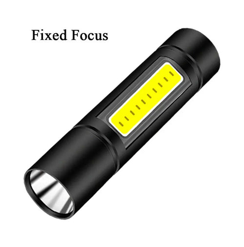 Powerful LED Zoomable Tactical Flashlight USB Rechargeable Emergency