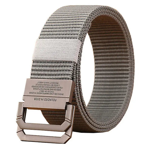Men Belt Nylon Webbing Fabric Tactical Army Canvas Casual Fashion
