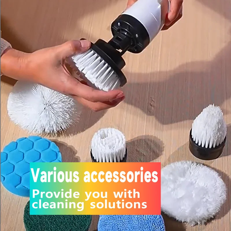 Cordless Household Spin Scrubber Kitchen Gadgets Hair Brushes Bathroom